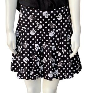 SKULL AND ROSES HOT TOPIC SKIRT